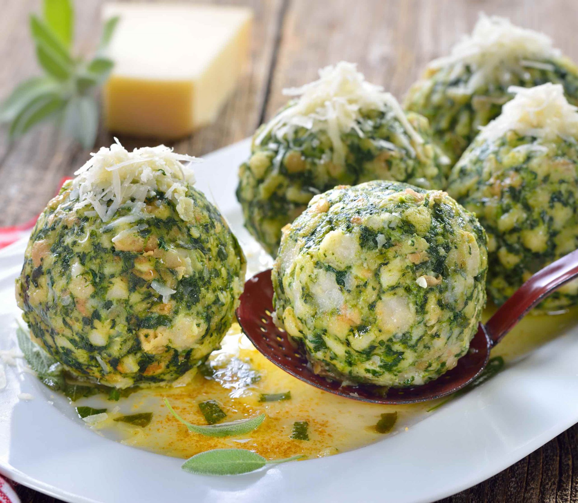 Canederli agli spinaci