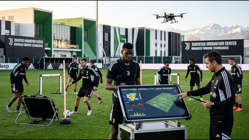 Juventus tecnologie allenamento