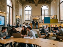 biblioteche italiane hub sociali