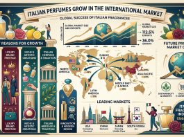 profumi italiani mercato internazionale