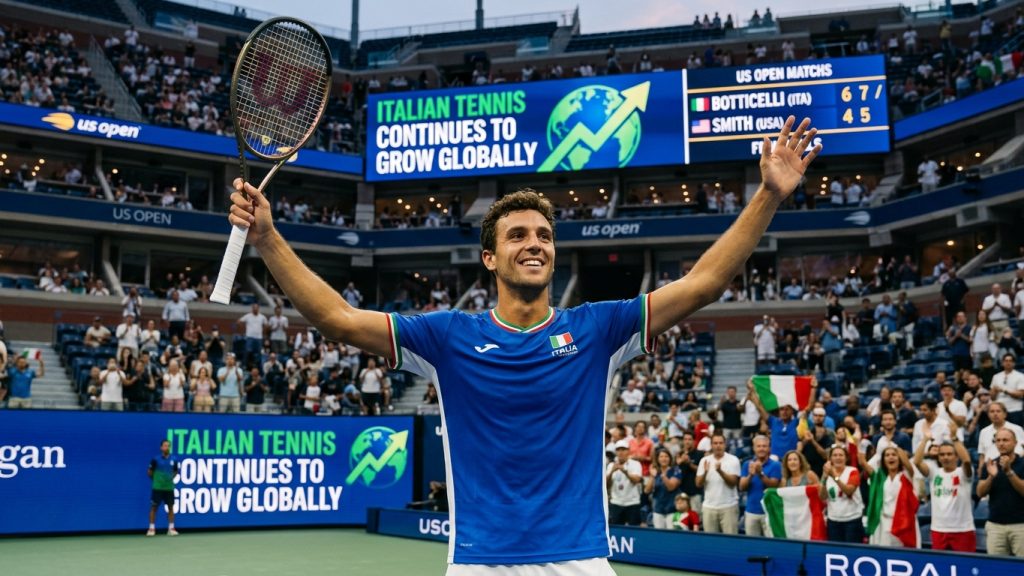 tennis italiano crescita globale