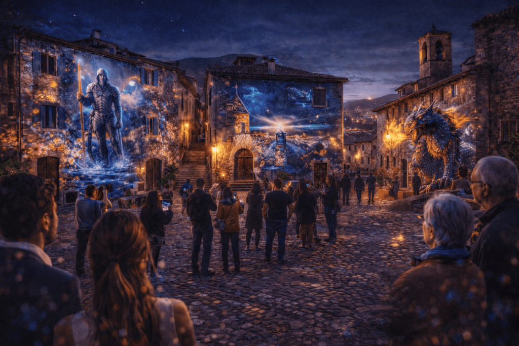 arte digitale borghi italiani