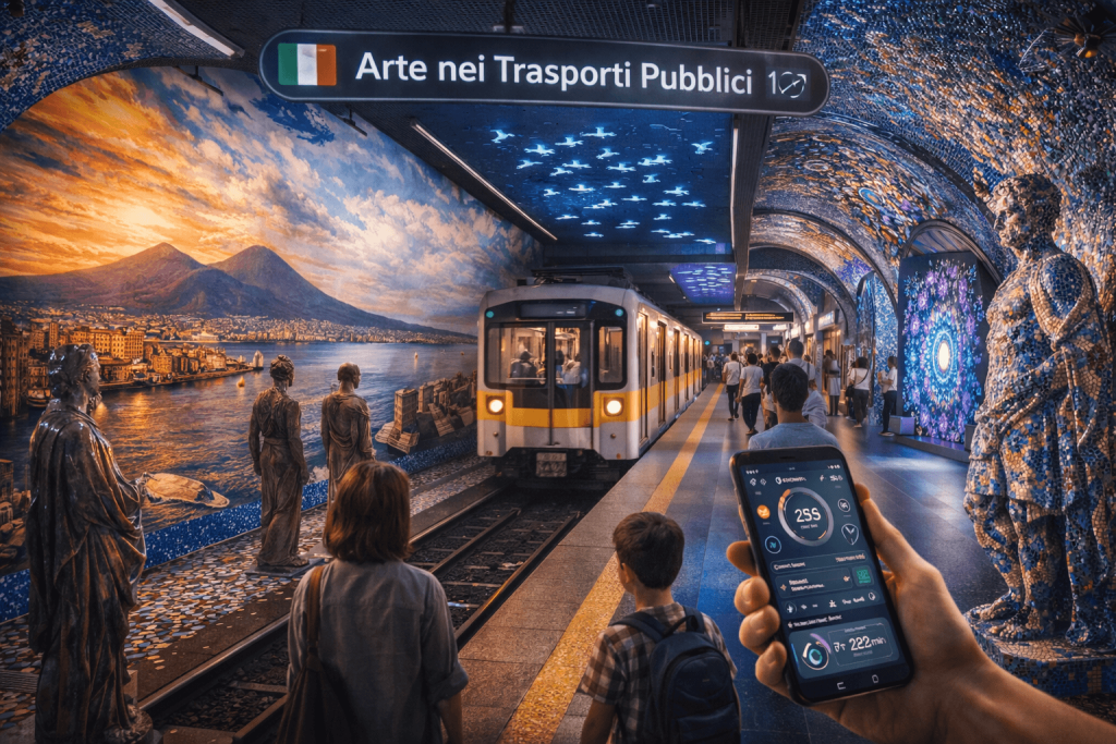 arte trasporti pubblici Napoli