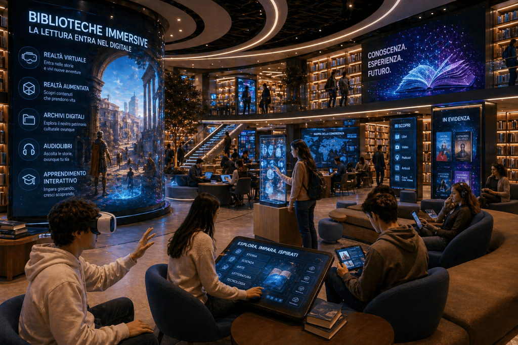 biblioteche immersive digitali Italia