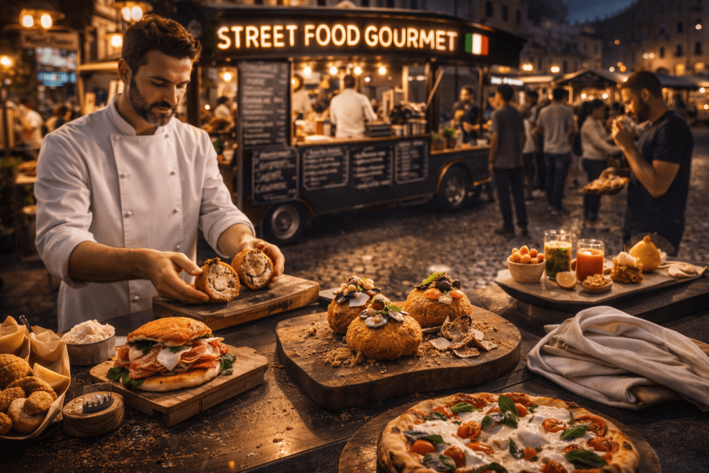street food gourmet italiano