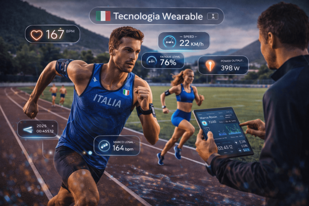 tecnologia wearable sport Italia