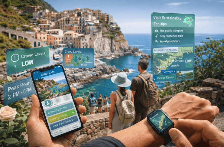 turismo digitale sostenibile Cinque Terre