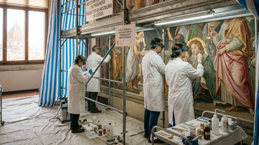 Restauro capolavori Rinascimento