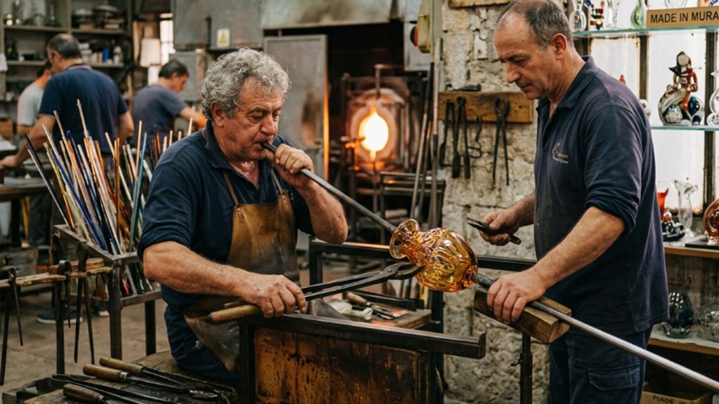 artigianato vetro italiano