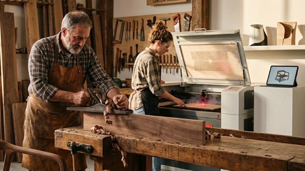 Lavorazione artigianale del legno