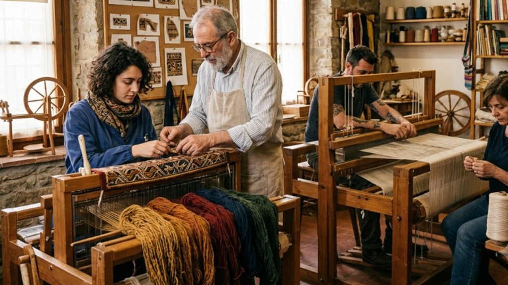 Tessitura artigianale italiana