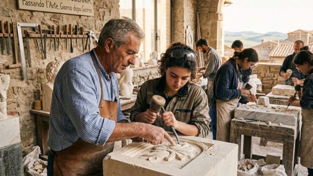 lavorazione della pietra in Italia
