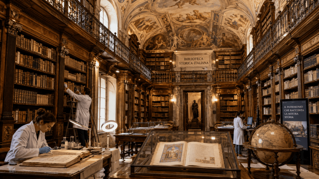 restauro biblioteche storiche italiane