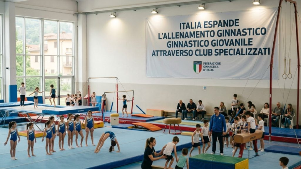 ginnastica giovanile in Italia