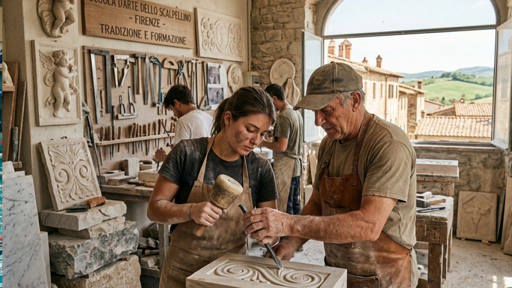 lavorazione della pietra in Italia