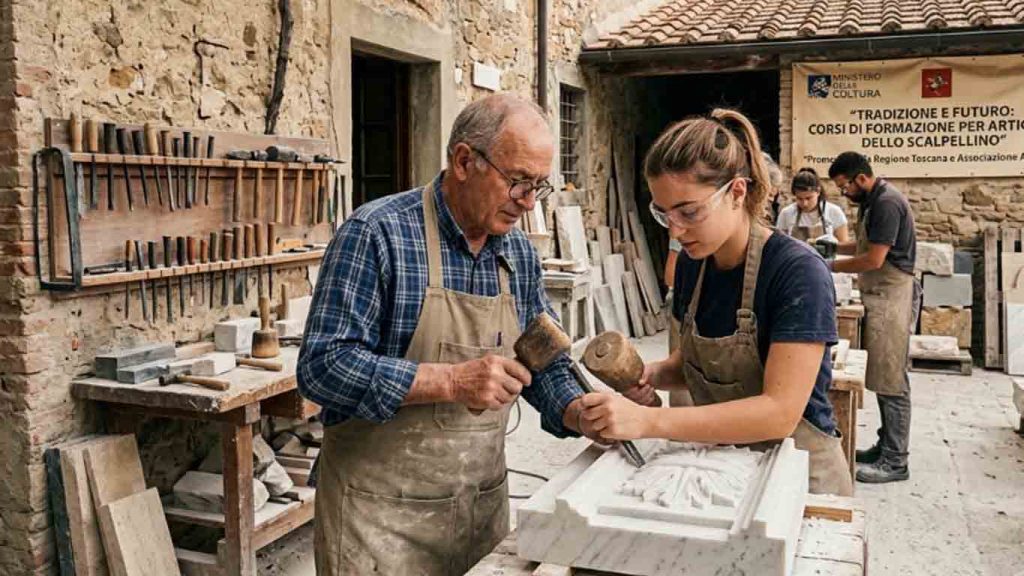 lavorazione della pietra in Italia