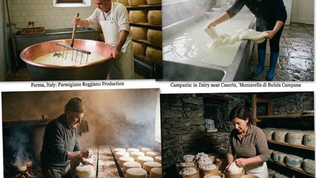 produzione casearia italiana