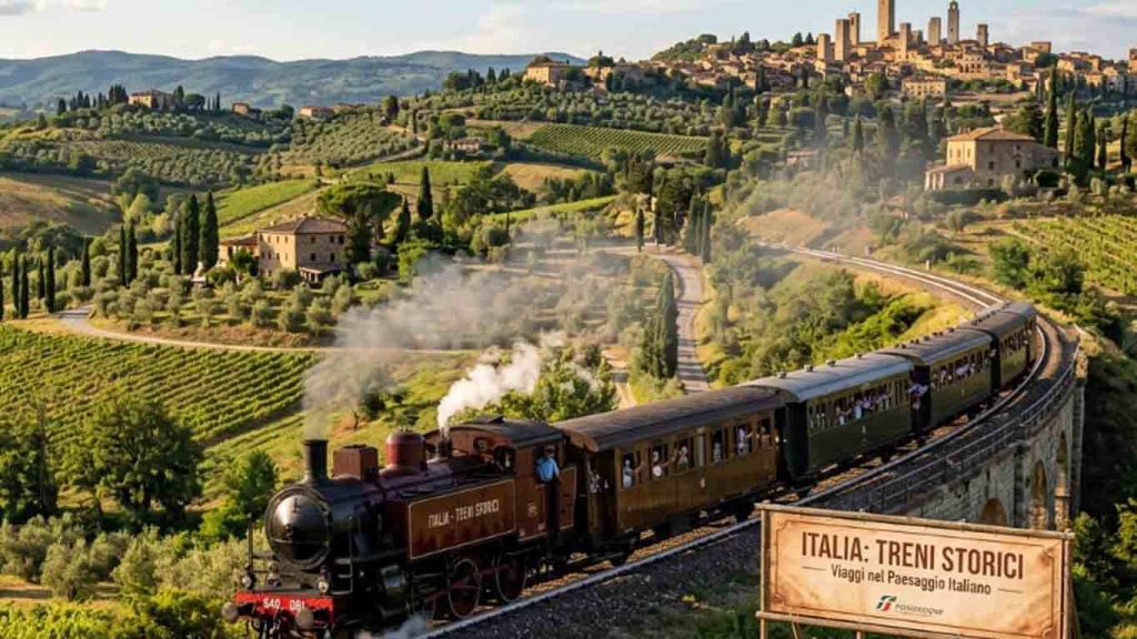 viaggi in treno storico in Italia
