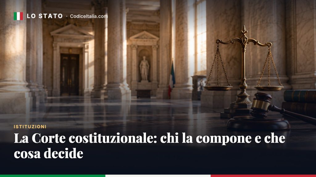 La Corte costituzionale: chi la compone e che cosa decide