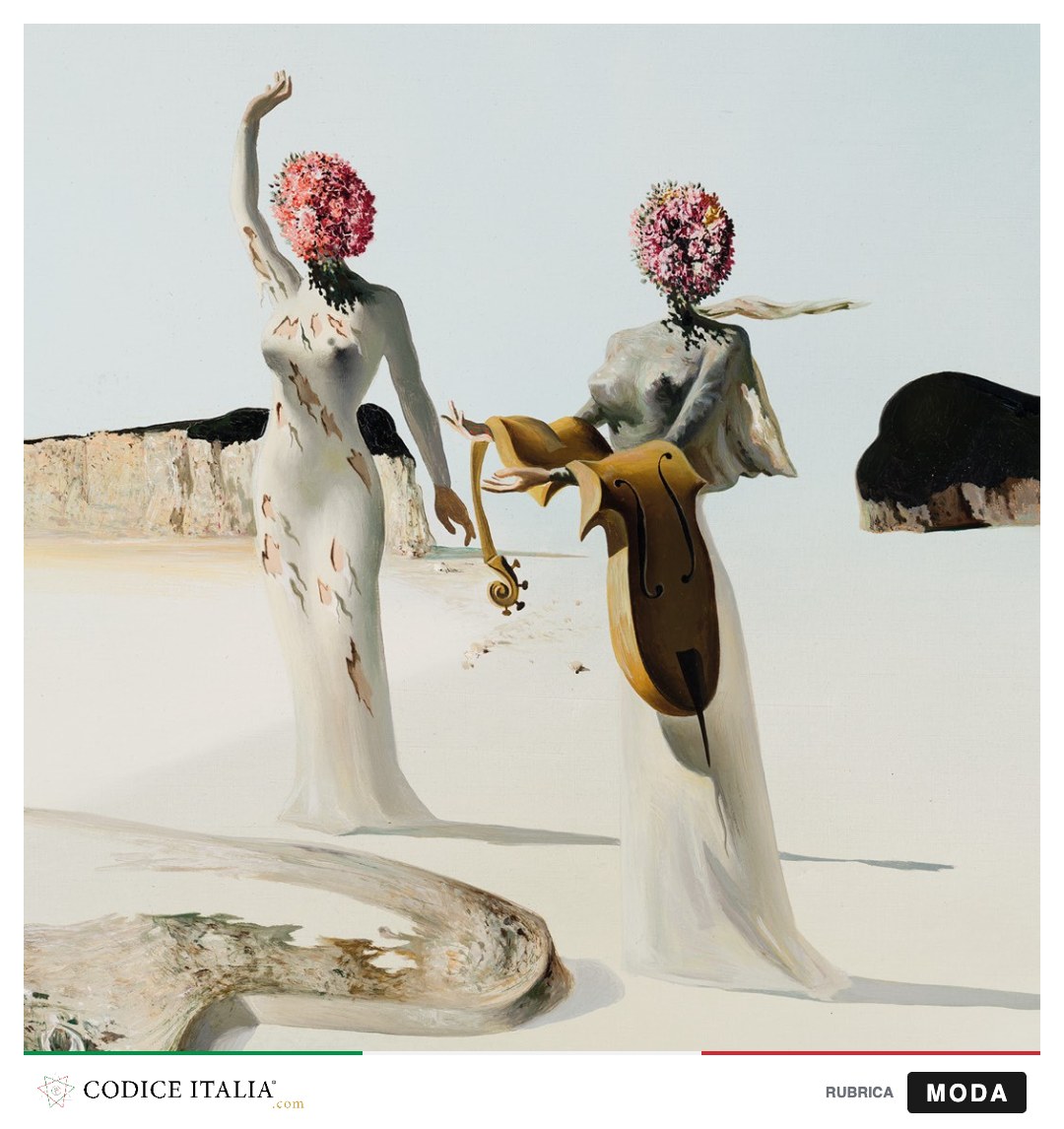 Dalí e la Moda a Palazzo Reale di Milano, immagine ufficiale della mostra