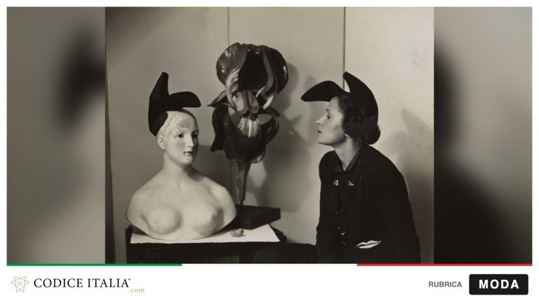Dalí e la Moda: Gala con il cappello a forma di scarpa di Elsa Schiaparelli ispirato a Salvador Dalí