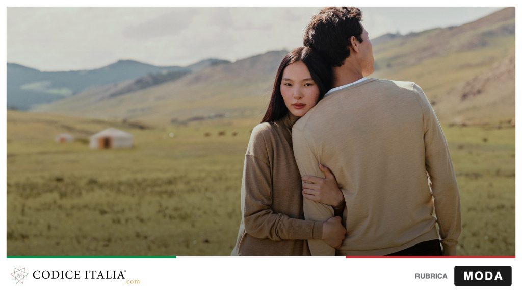 Campagna Falconeri Autunno Inverno 2026 in Mongolia con capi in Cashmere Ultrafine