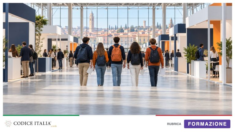 Studenti tra gli stand di JOB&Orienta 2026 alla Fiera di Verona