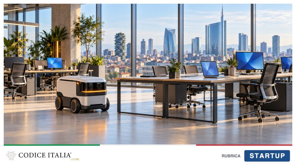 LinkedIn Top Startups 2026: ufficio di una startup tecnologica a Milano