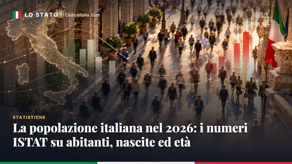 La popolazione italiana nel 2026: i numeri ISTAT su abitanti, nascite ed età