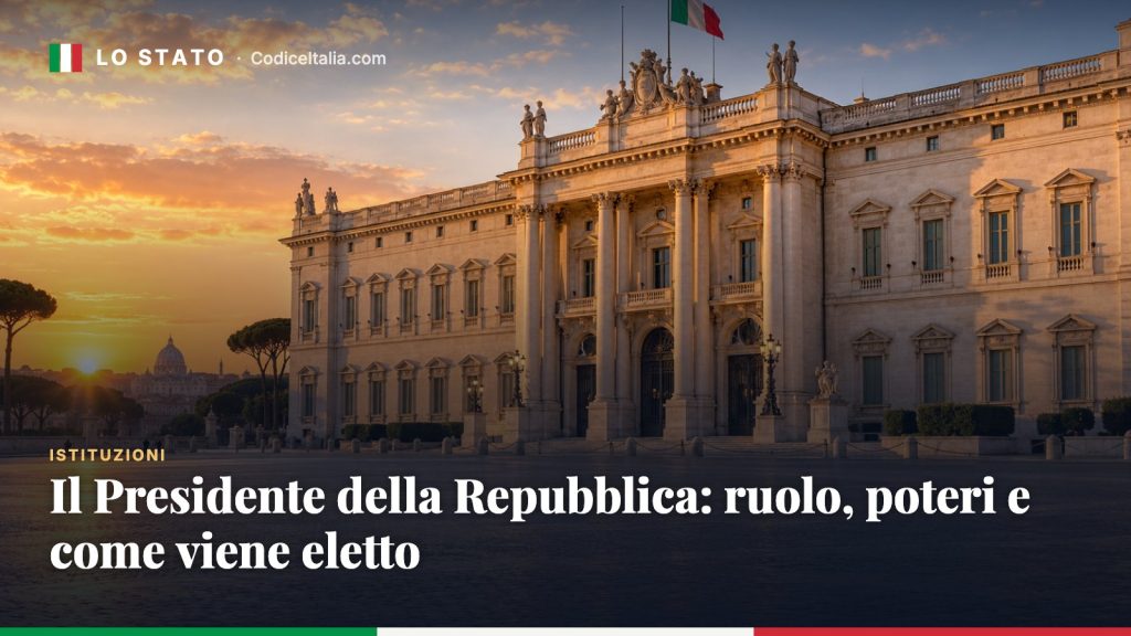 Il Presidente della Repubblica: ruolo, poteri e come viene eletto