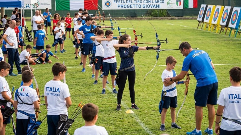 tiro con l'arco giovanile